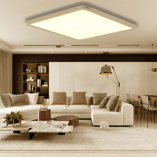 SUNZOS Deckenlampe Led Deckenleuchte Dimmbar 36W, 3000K/4500K/6500K 30cm Deckenlampe Led Panel Dimmbar für Lampe Wohnzimmer, Schlafzimmer, Küchenlampe, Esszimmer, Badezimmer, Led Lampen Deckenlampen - 图片 9