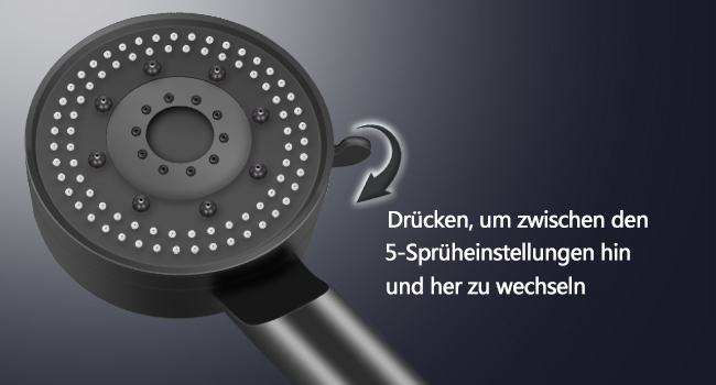 SUNZOS Duschkopf Wassersparend, Wassersparender Duschkopf, Große Verdickte Duschkopf - 图片 10