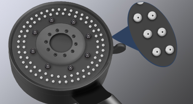 SUNZOS Duschkopf Wassersparend, Wassersparender Duschkopf, Große Verdickte Duschkopf - 图片 9