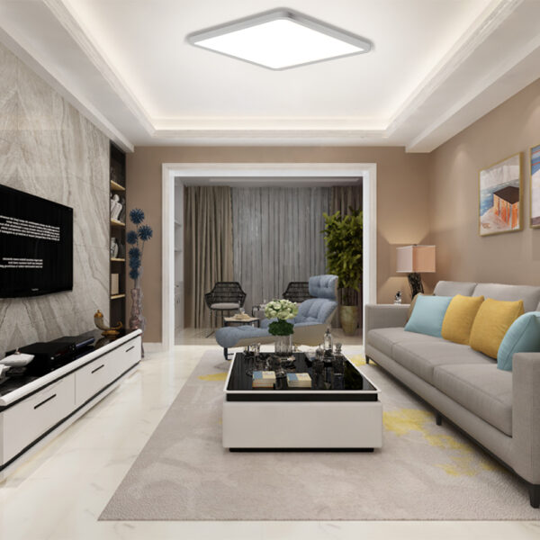SUNZOS Deckenlampe Led Deckenleuchte Dimmbar 36W, 3000K/4500K/6500K 30cm Deckenlampe Led Panel Dimmbar für Lampe Wohnzimmer, Schlafzimmer, Küchenlampe, Esszimmer, Badezimmer, Led Lampen Deckenlampen - 图片 10